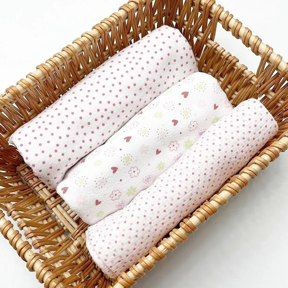 SpaSilk baby girl receiving blankets